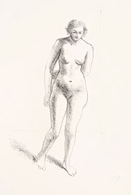 Roulot Fine Prints André Derain Nu, le bras gauche replié derrière le dos print estampe Druck Grafik Graphik stampa lithograph lithographie