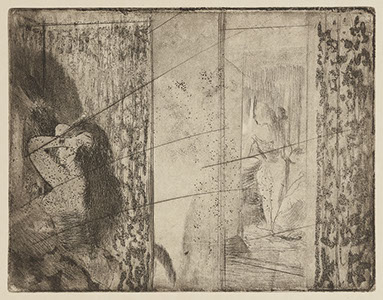 Roulot Fine Prints Edgar Degas Loges d'actrices Actresses in their dressing rooms print estampe Druck Grafik Graphik stampa etching eau-forte