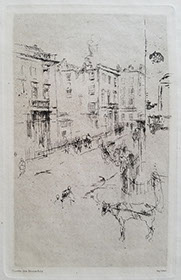 Roulot Fine Prints James Abbot McNeill Whistler Alderney Street print estampe Druck Grafik Graphik stampa etching eau-forte Radierung acquaforte